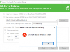042419 0058 VEEAMTROUBL1 240x180 - VEEAM TROUBLESHOOTING TIPS – Error Unable to detect database action to upgrade Veeam Backup and Replication