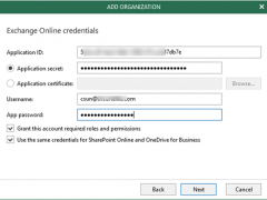 042320 1952 HowtouseVee92 240x180 - How to use Veeam Backup for Microsoft Office 365 V4 with Modern authentication offload Backup to Azure Blob Object storage