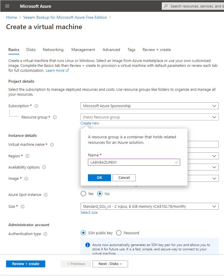 102020 1922 HowtoInstal17 - How to Install Veeam Backup for Microsoft Azure 1.0