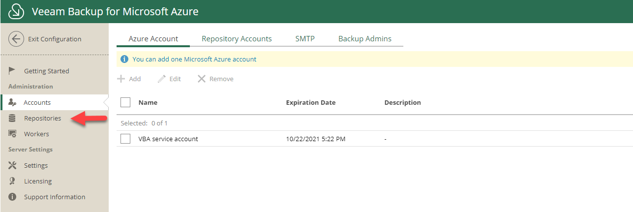 102220 2115 HowtoConfig16 - How to configure Veeam Backup for Microsoft Azure 1.0 with auto create service account