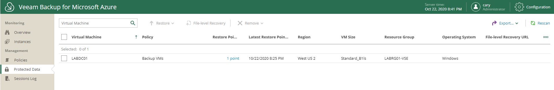 102220 2115 HowtoConfig58 - How to configure Veeam Backup for Microsoft Azure 1.0 with auto create service account