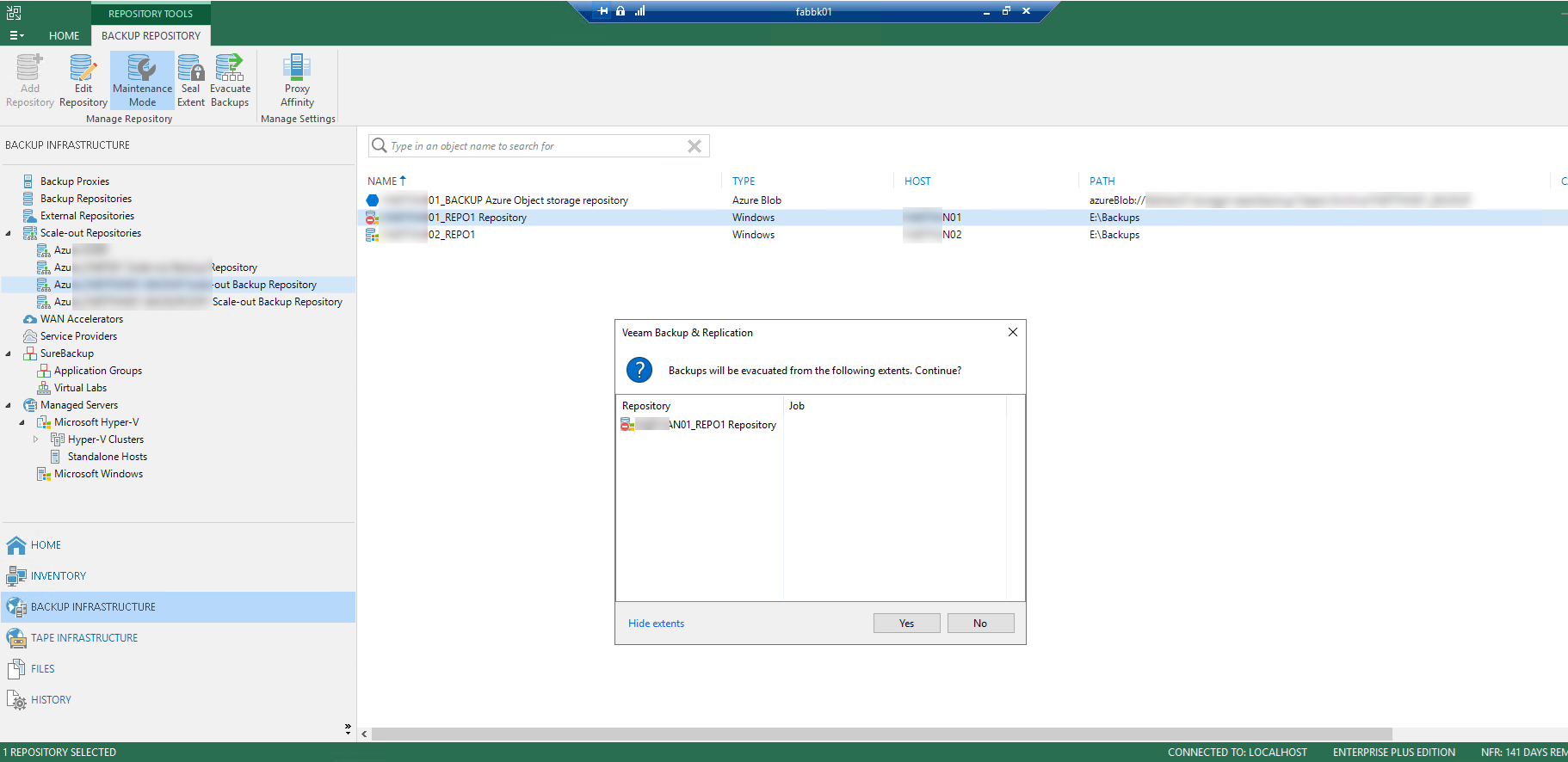121121 1917 HowtomoveVe13 - How to move Veeam SOBR Performance Tier to another Server (repository)