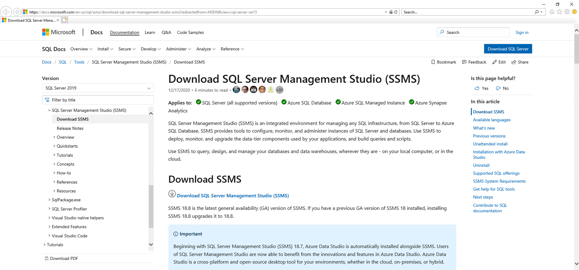 122121 2142 Howtoinstal5 - How to install Microsoft SQL Server Management Studio with Azure Data Studio