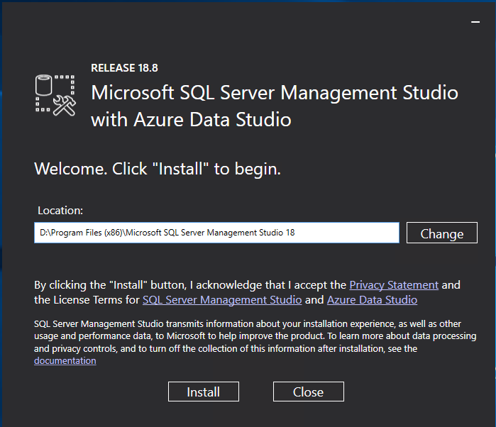 122121 2142 Howtoinstal8 - How to install Microsoft SQL Server Management Studio with Azure Data Studio