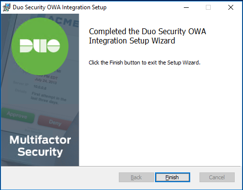 122821 2015 Howtoconfig16 - How to configure Cisco DUO for Outlook Web App (OWA) of Exchange 2013 and later