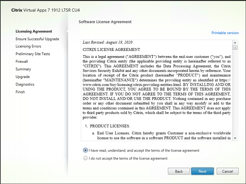 010922 2014 Howtoupgrad11 - How to upgrade Citrix XenApp 7.15 LTSR to Virtual Apps 7 1912 LTSR