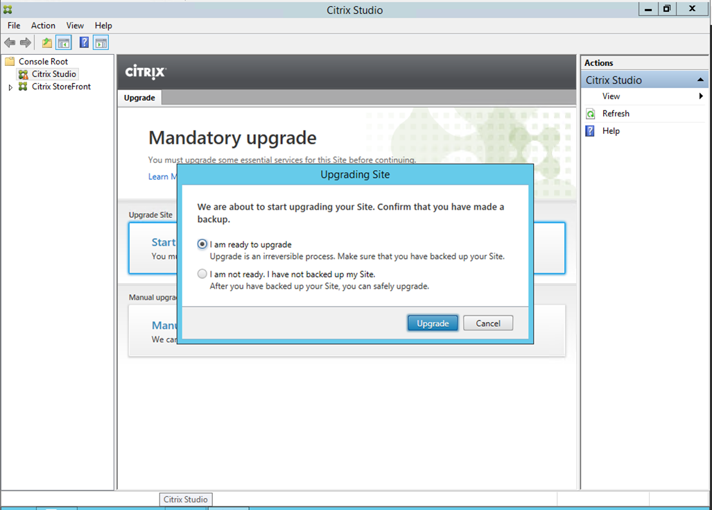 010922 2014 Howtoupgrad43 - How to upgrade Citrix XenApp 7.15 LTSR to Virtual Apps 7 1912 LTSR
