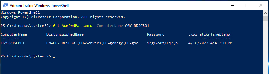 040122 1615 Howtodeploy43 - How to deploy Microsoft Local Administrator Password Solution (LAPS)