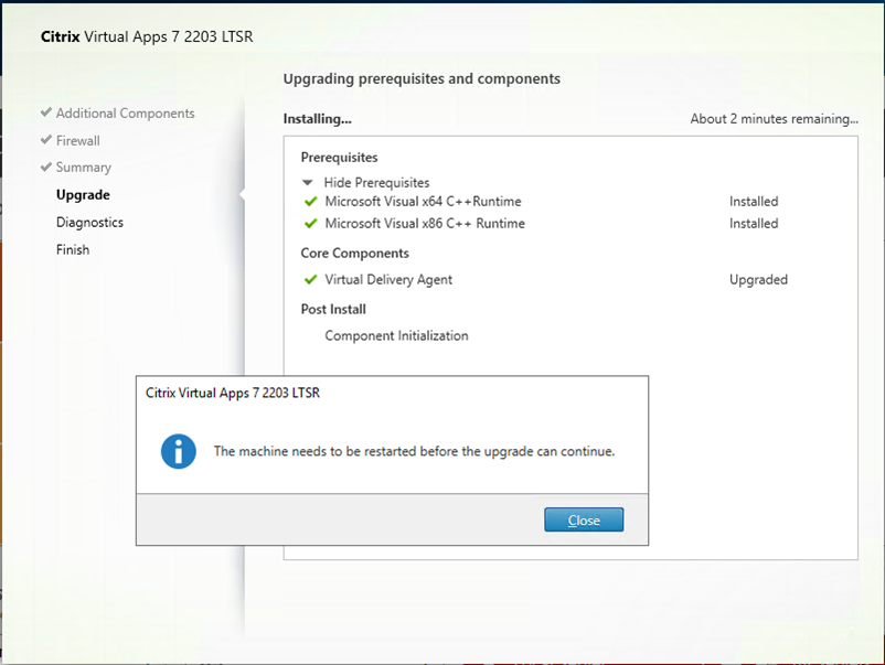040722 1530 Howtoupgrad38 - How to upgrade to Citrix Virtual Apps 7 2203 LTSR Edition