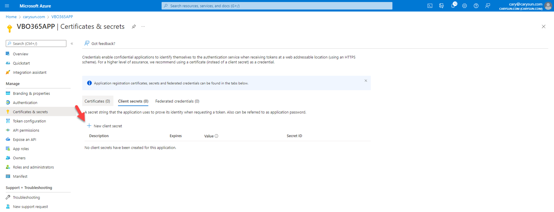 042022 1642 Howtoconfig52 - How to configure Azure AD Application Permissions for Modern App-Only Authentication of Veeam Backup for Microsoft 365