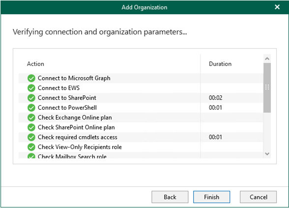 042922 1547 Howtoaddorg50 - How to add organization with Basic Authentication at Veeam Backup for Microsoft 365