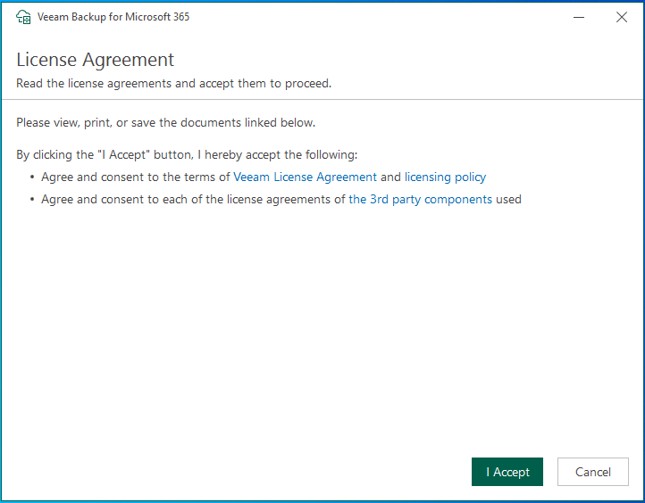 050522 1825 Howtoinstal8 - How to install Veeam Backup for Microsoft 365 v6.0 Cumulative Patches P20220413