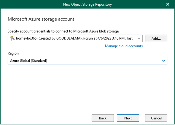 052622 1821 HowtoaddMic32 - How to add Microsoft Azure Archive Storage Repository without Azure archiver appliance at Veeam Backup for Microsoft 365