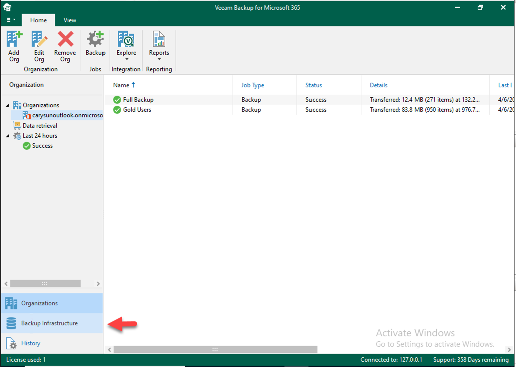 060122 1633 HowtoMicros24 - How to add Microsoft Azure Archive Storage Repository with Azure archiver appliance at Veeam Backup for Microsoft 365