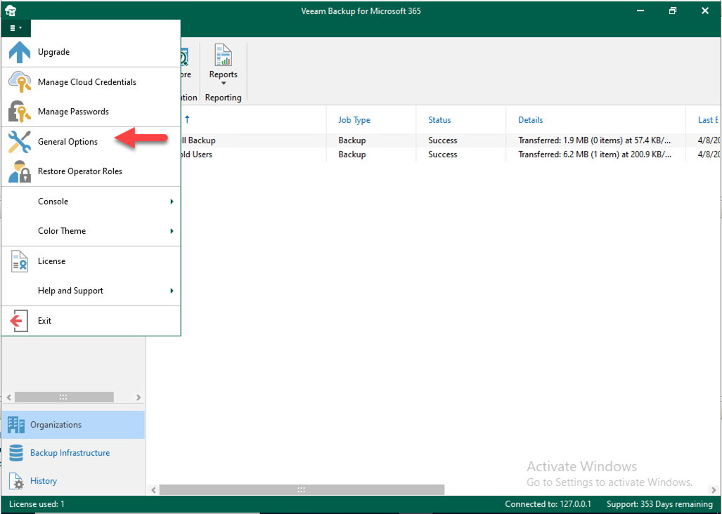 062222 1710 Hotoconfigu35 - How to configure notification with Free SendGrid account of Azure for Veeam Backup for Microsoft 365