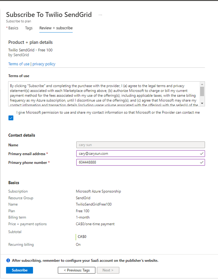 062222 1710 Hotoconfigu7 - How to configure notification with Free SendGrid account of Azure for Veeam Backup for Microsoft 365