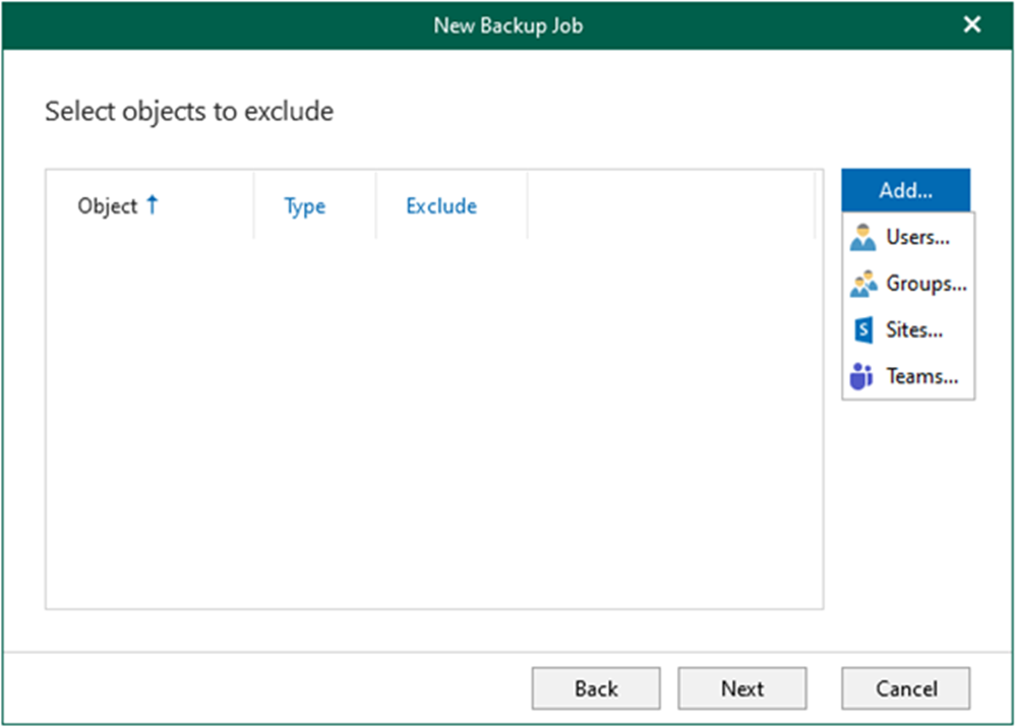 012823 2151 Howtocreate4 - How to create a backup job with local repositories to backup the entire organization in Veeam Backup for Microsoft 365 v6