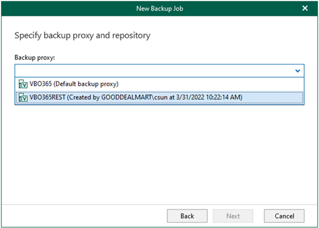 012823 2151 Howtocreate7 - How to create a backup job with local repositories to backup the entire organization in Veeam Backup for Microsoft 365 v6