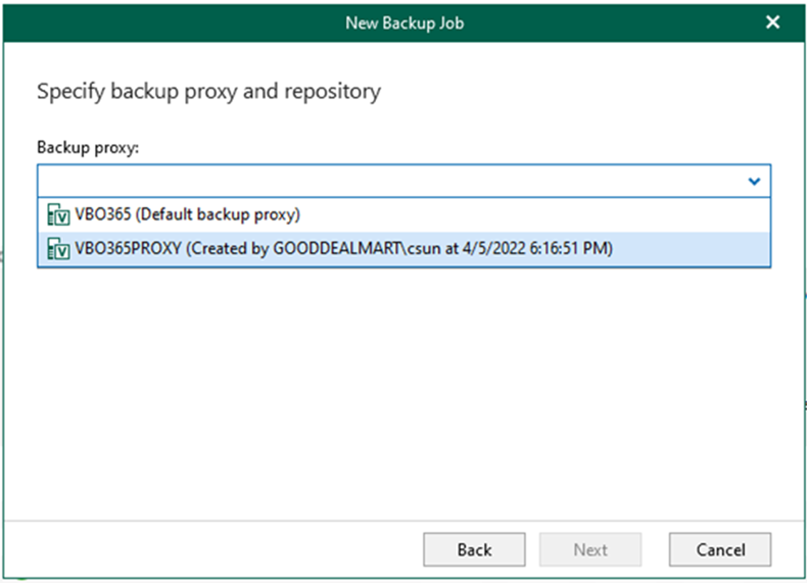 012823 2225 Howtocreate14 - How to create a backup job to backup the specific users, groups, sites, teams, and organizations in Veeam Backup for Microsoft 365 v6