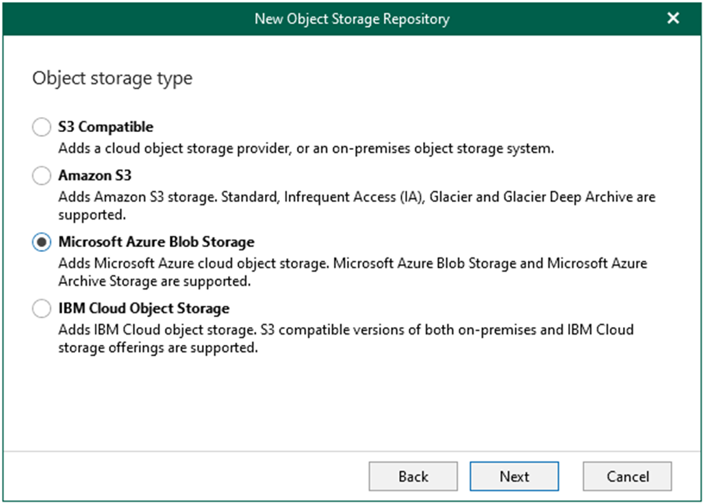 012923 0541 HowtoaddMic29 - How to add Microsoft Azure blob object storage repositories in Veeam Backup for Microsoft 365 v6