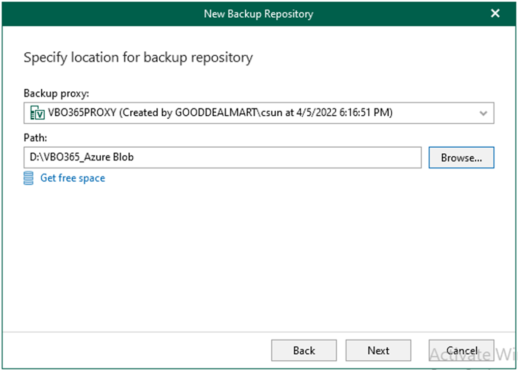 012923 0541 HowtoaddMic46 - How to add Microsoft Azure blob object storage repositories in Veeam Backup for Microsoft 365 v6