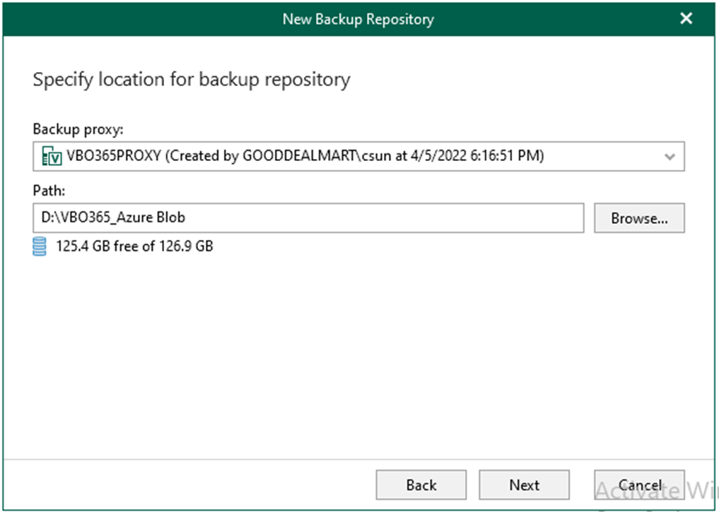 012923 0541 HowtoaddMic47 - How to add Microsoft Azure blob object storage repositories in Veeam Backup for Microsoft 365 v6