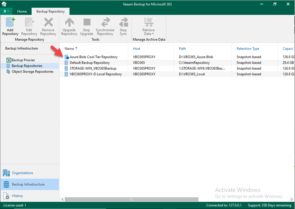 012923 0541 HowtoaddMic56 - How to add Microsoft Azure blob object storage repositories in Veeam Backup for Microsoft 365 v6