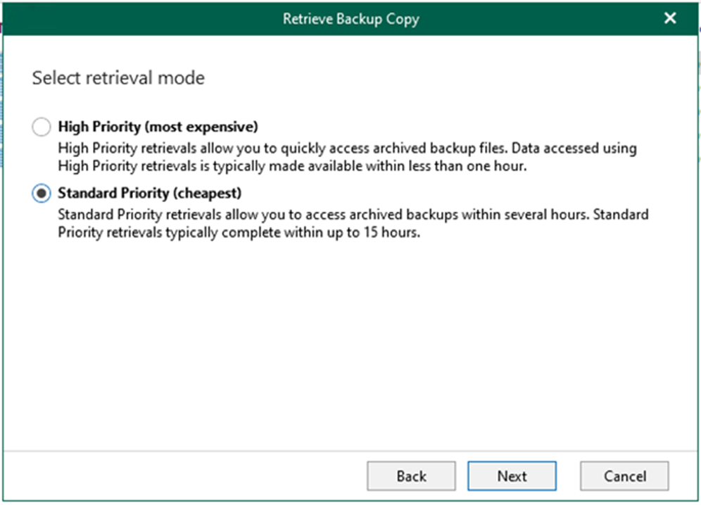 012923 2102 Howtocreate8 - How to create a OneDrive data retrieval job in Veeam Backup for Microsoft 365 v6