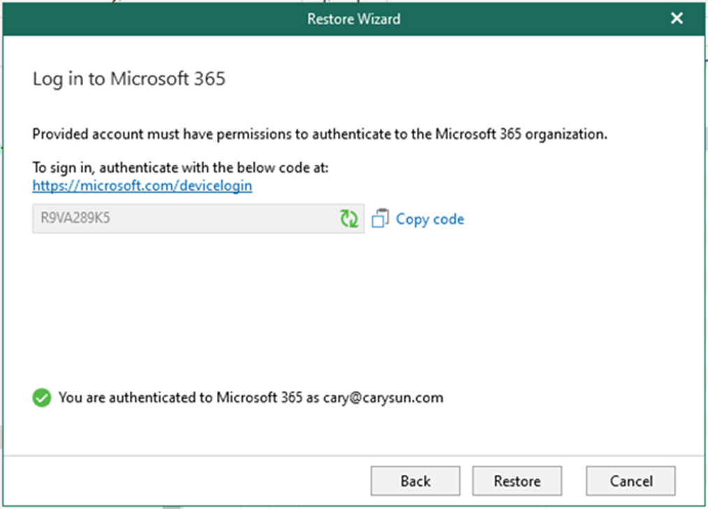 012923 2215 Howtorestor14 - How to restore Exchange Online data from Veeam Explorer for Microsoft Exchange in Veeam Backup for Microsoft 365 v6