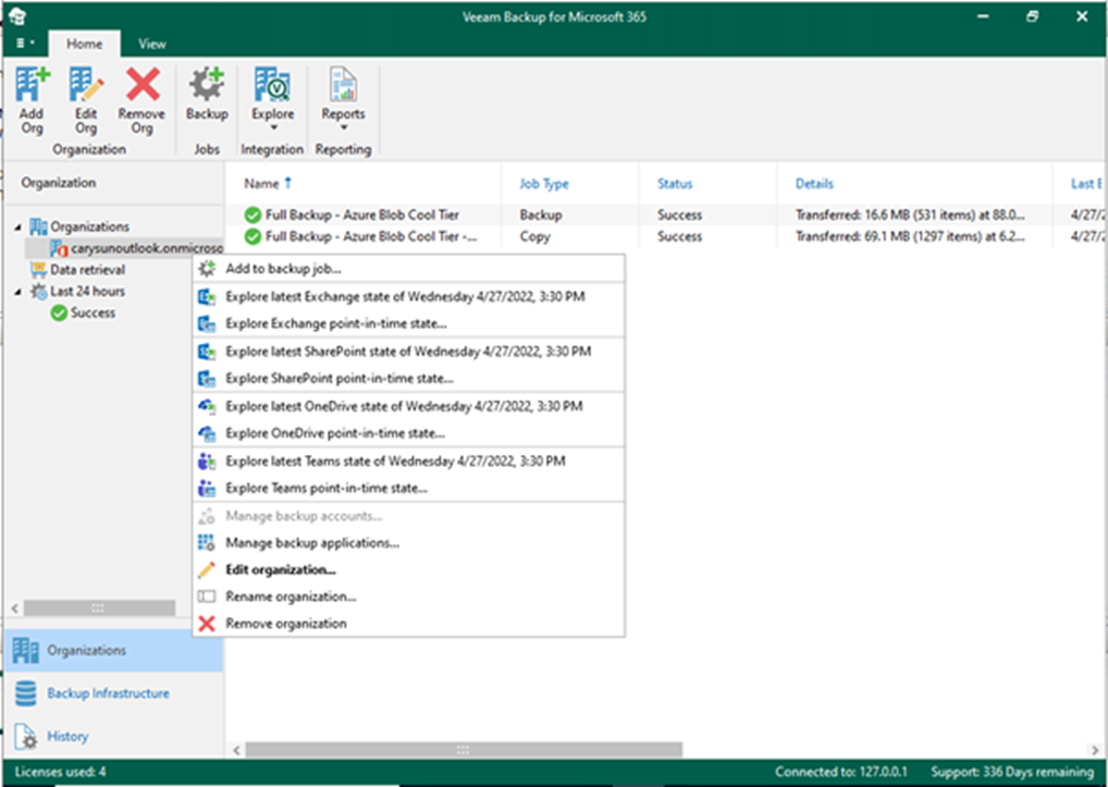 013023 0157 Howtorestor1 - How to restore OneDrive for Business data from Veeam Explorer for Microsoft OneDrive in Veeam Backup for Microsoft 365 v6