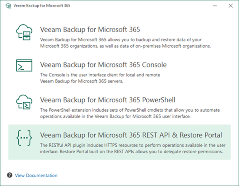 020423 2115 Howtoinstal7 768x598 - How to install Veeam Backup for Microsoft 365 REST API on the separate computer