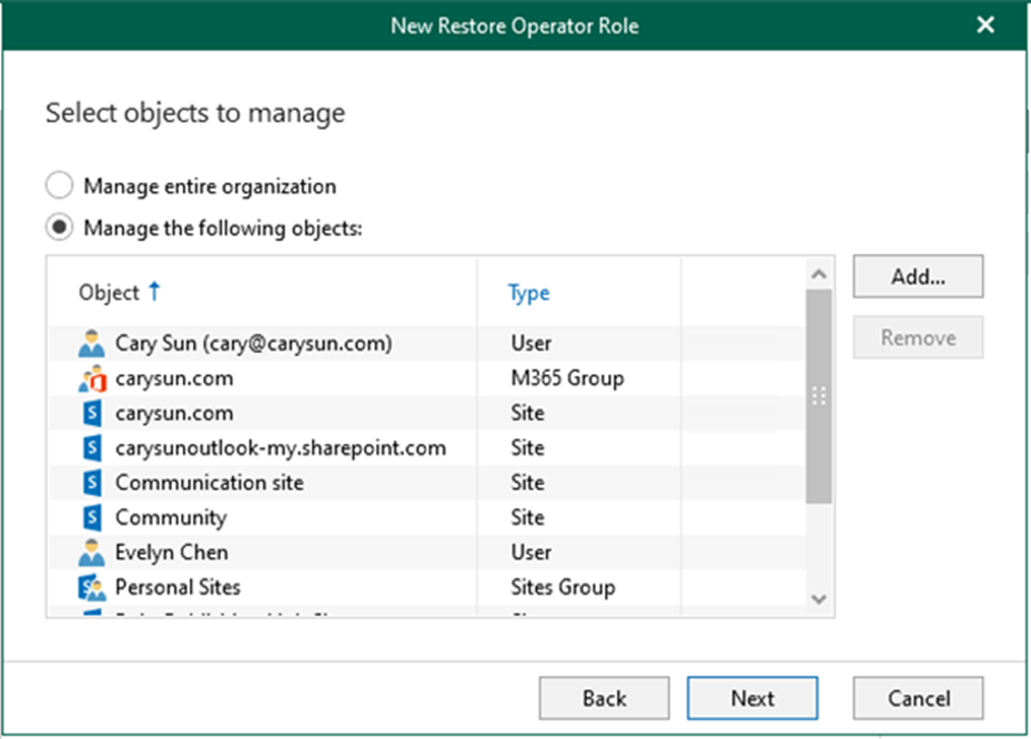 020523 0527 HowtoaddRes12 - How to add Restore Operator role for the Veeam Backup for Microsoft 365 v6