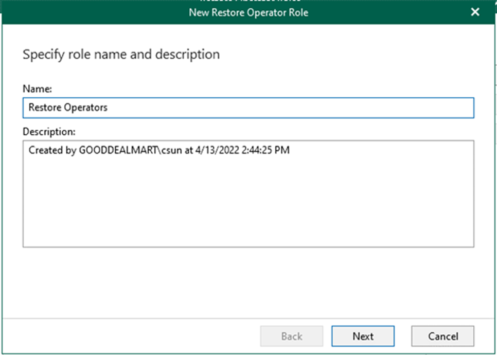 020523 0527 HowtoaddRes3 - How to add Restore Operator role for the Veeam Backup for Microsoft 365 v6