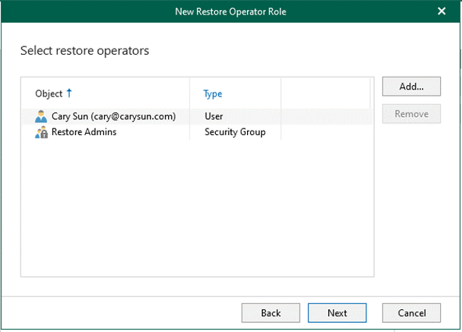 020523 0527 HowtoaddRes8 - How to add Restore Operator role for the Veeam Backup for Microsoft 365 v6