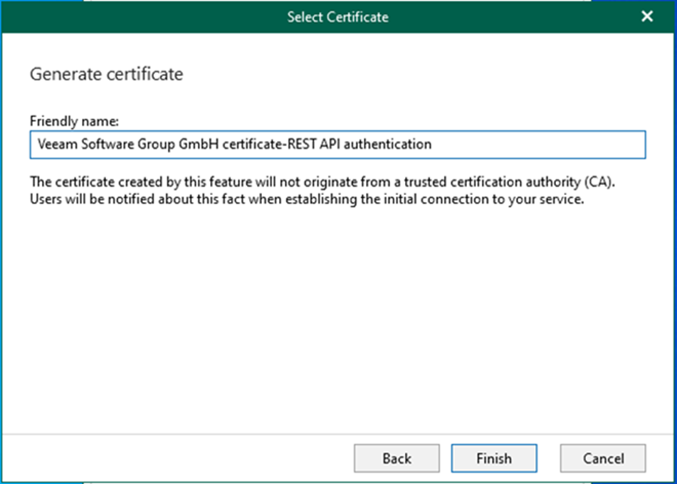 020523 0609 Howtoconfig41 - How to configure the REST API and Restore Portal on a separate server for Veeam Backup for Microsoft 365 v6