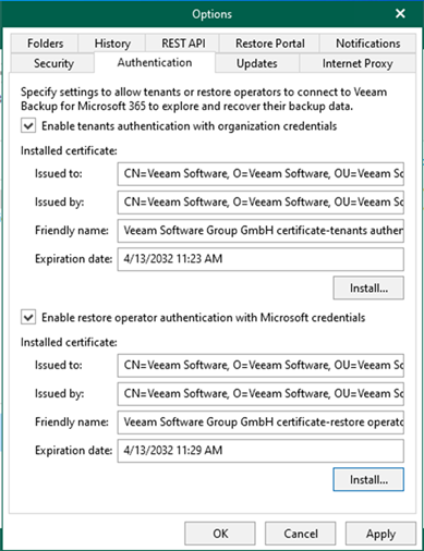 020523 0609 Howtoconfig9 - How to configure the REST API and Restore Portal on a separate server for Veeam Backup for Microsoft 365 v6