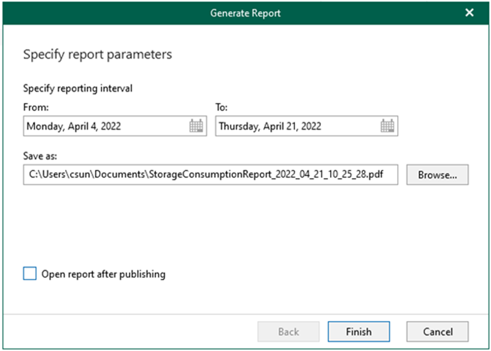 020523 2259 Howtocreate2 - How to create Storage Consumption Reports from the Veeam Backup for Microsoft 365