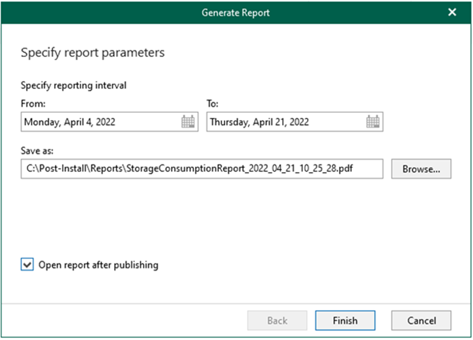 020523 2259 Howtocreate4 - How to create Storage Consumption Reports from the Veeam Backup for Microsoft 365
