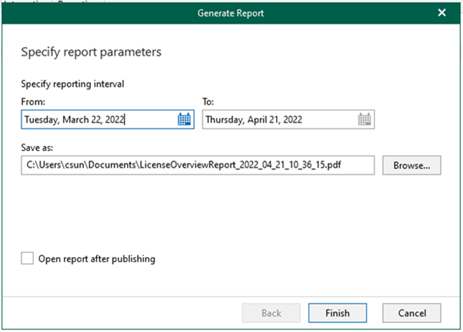 020523 2316 Howtocreate2 - How to create License Overview Reports from the Veeam Backup for Microsoft 365