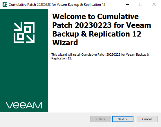 030723 2303 HowtoInstal8 - How to Install Veeam Backup & Replication 12 Cumulative Patches P20230223