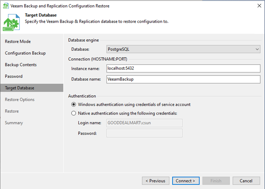 082223 2024 Howtomigrat15 - How to migrate the Existing Veeam Backup and Replication to the new server with PostgreSQL