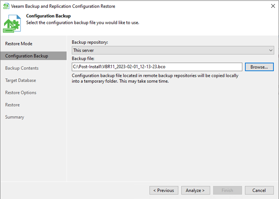 082223 2101 Howtomigrat12 - How to migrate the Existing Veeam Backup and Replication to the new server with Microsoft SQL