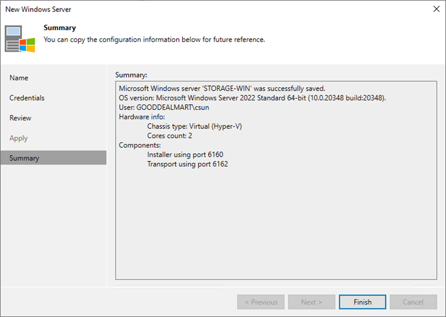 082323 1831 HowtoaddMic12 - How to add Microsoft Windows Servers to Veeam Backup and Replication v12
