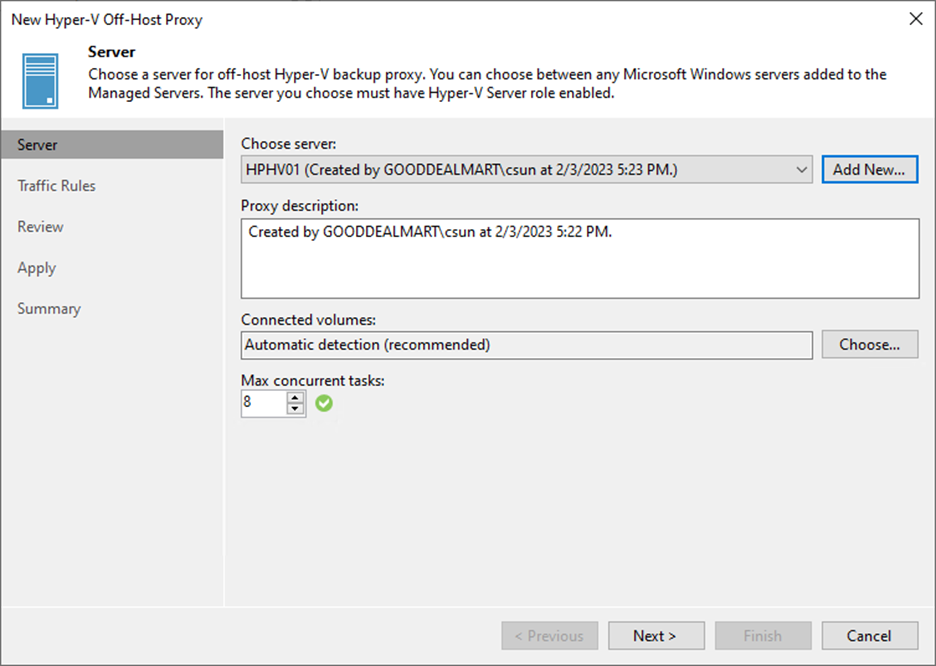 082323 1936 HowtoaddOff14 - How to add Off-Host Backup proxy servers to Veeam Backup and Replication v12