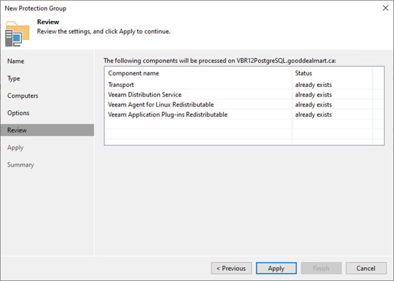 082323 2132 HowtoaddVee17 768x547 - How to add Veeam Agent to On-Premises Linux Physical machines at Veeam Backup and Replication v12