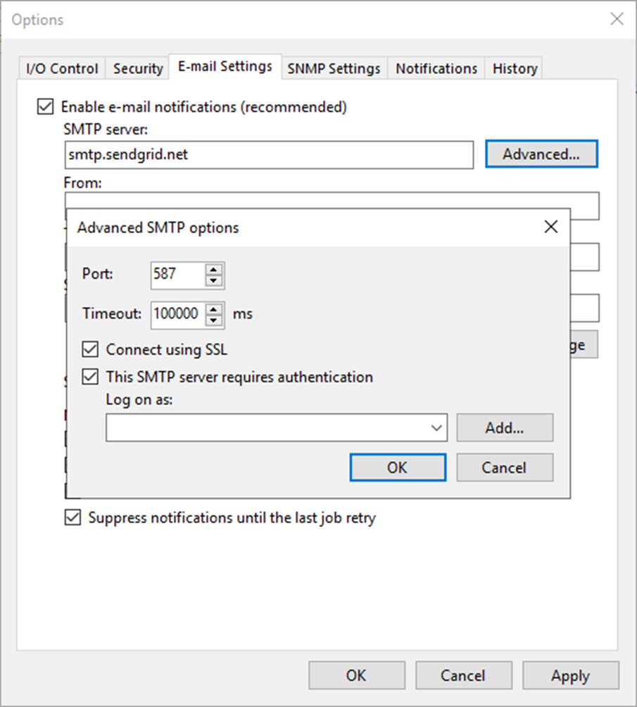 082723 1811 Howtoconfig45 - How to configure Notification with Free SendGrid Account of Azure at Veeam Backup and Replication v12