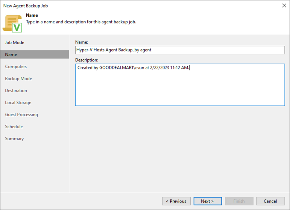 090523 1917 Howtocreate5 - How to create a Backup job to backup the specified Physical Machines (Managed by Agent Mode) at Veeam Backup and Replication v12
