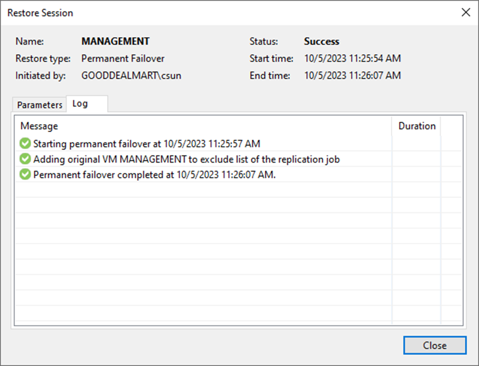 100523 1834 Howtoperman5 - How to permanent failover of the virtual machine at Veeam Backup and Replication v12