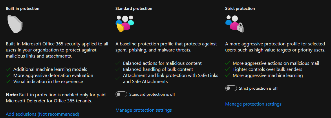 032024 2156 Howtousethe1 - How to use the Microsoft Defender portal to assign Standard preset security policies to users