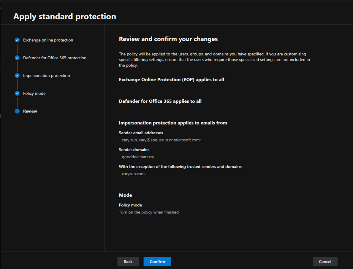 032024 2156 Howtousethe13 - How to use the Microsoft Defender portal to assign Standard preset security policies to users